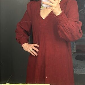 NWOT Red Dress Long-sleeve